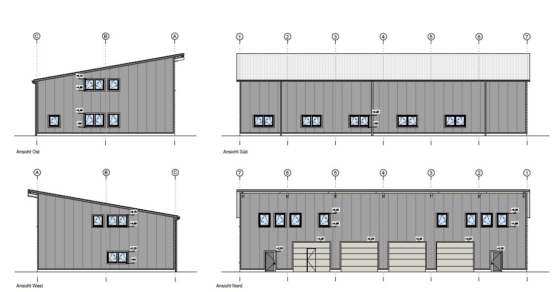 +++Neubau: Beheizte Lagerhalle mit Bürofläche auf 2 Etagen +++