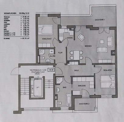 +++Exklusive Penthouse-Wohnung mit zwei Dachterrassen und beeindruckendem Panoramablick!+++