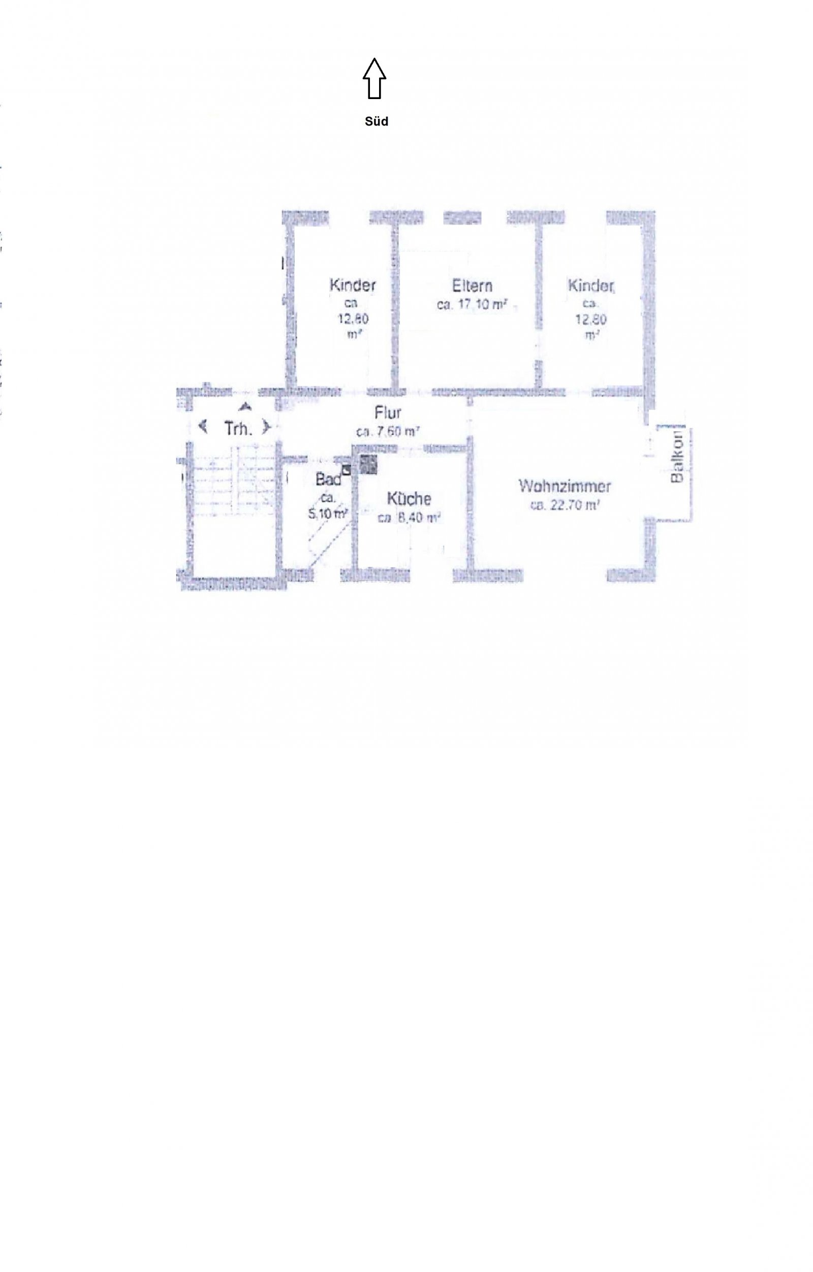 +++ Helle 4 -Zi.-Whg. im 1. OG mit EBK und Balkon +++