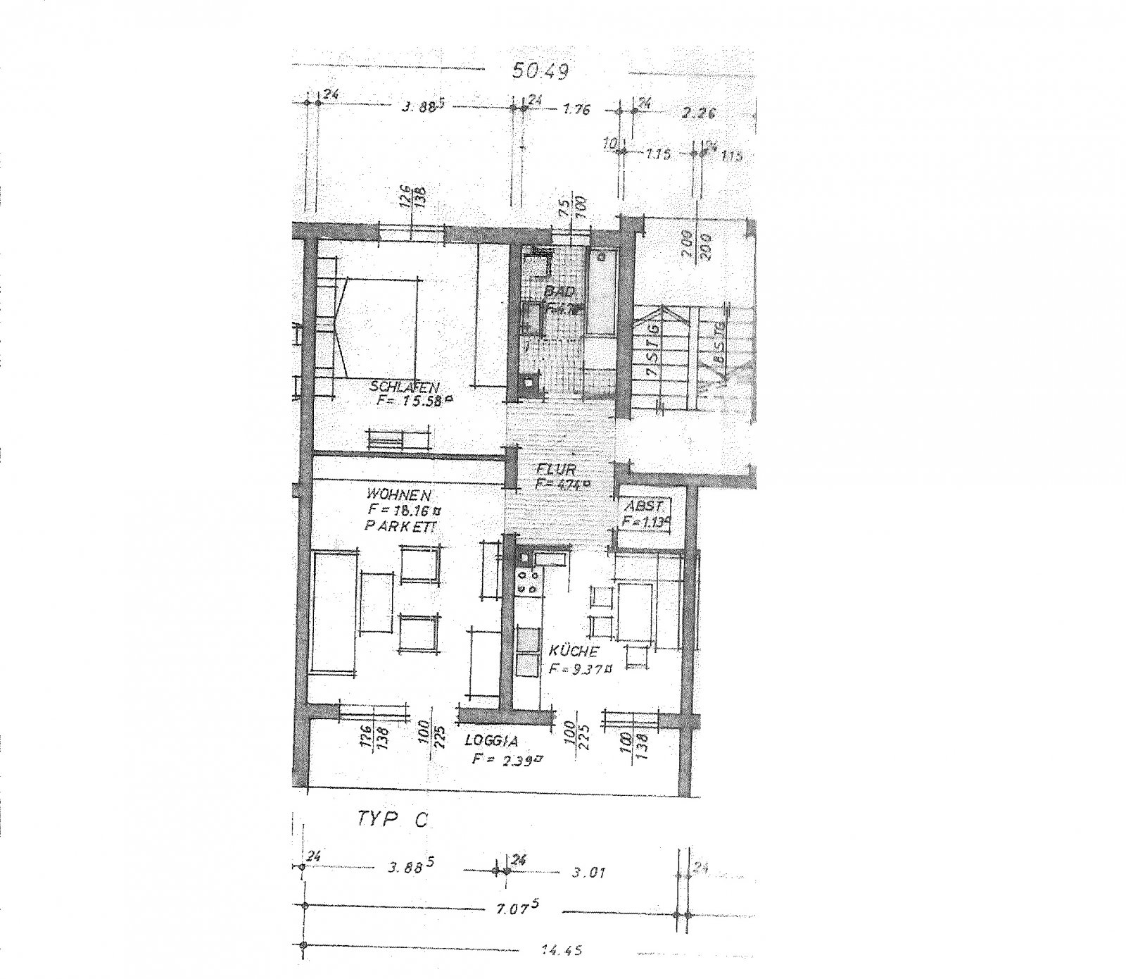 +++Freundliche 2-Zimmer Wohnung mit Loggia+++
