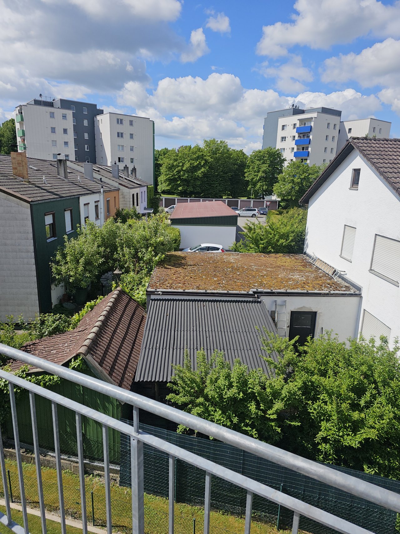 Blick vom Balkon