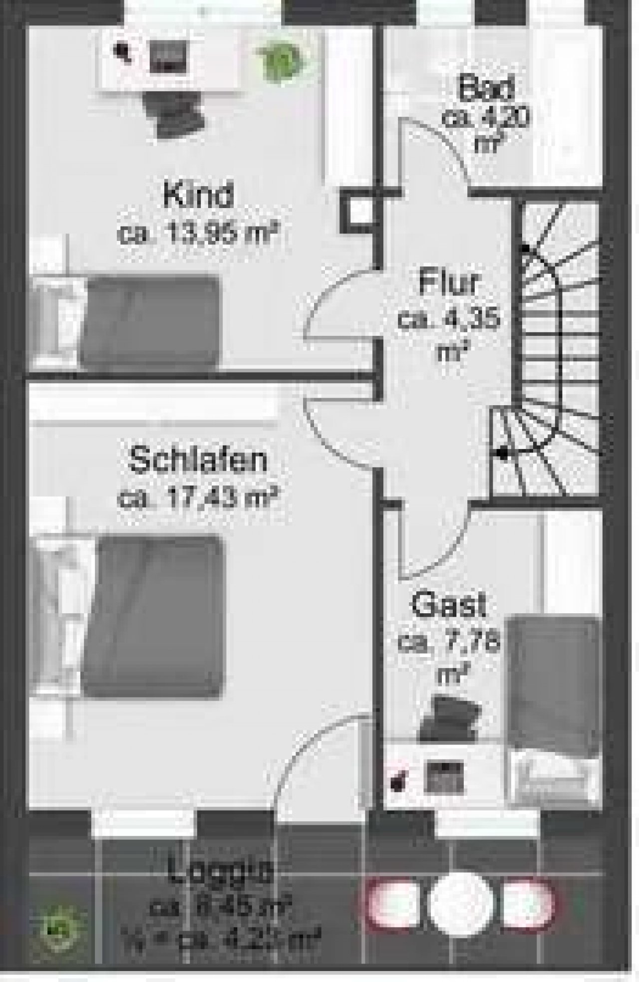 Grundrissplan OG Grundrissplan OG