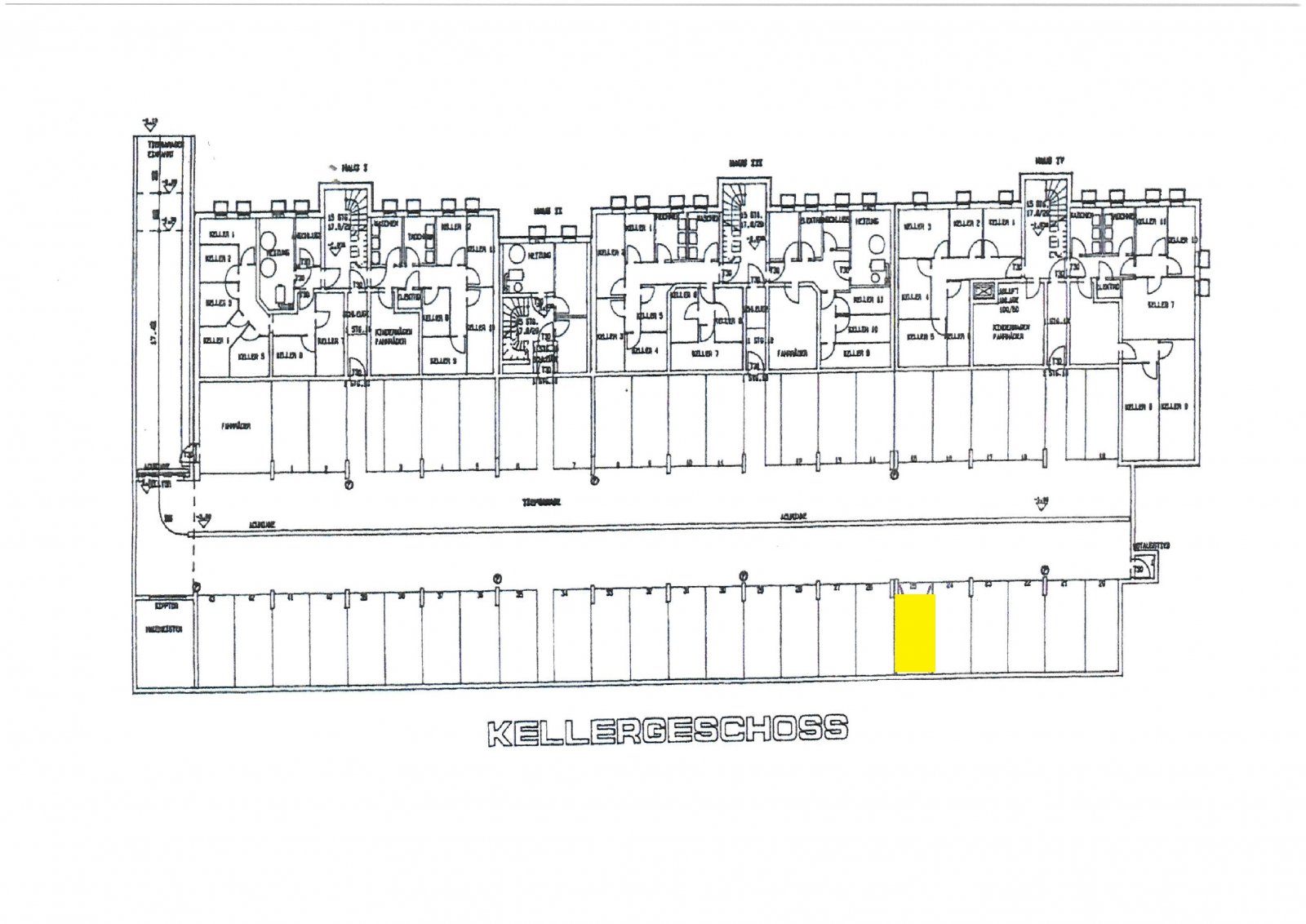 Übersichtplan TG-Anlage