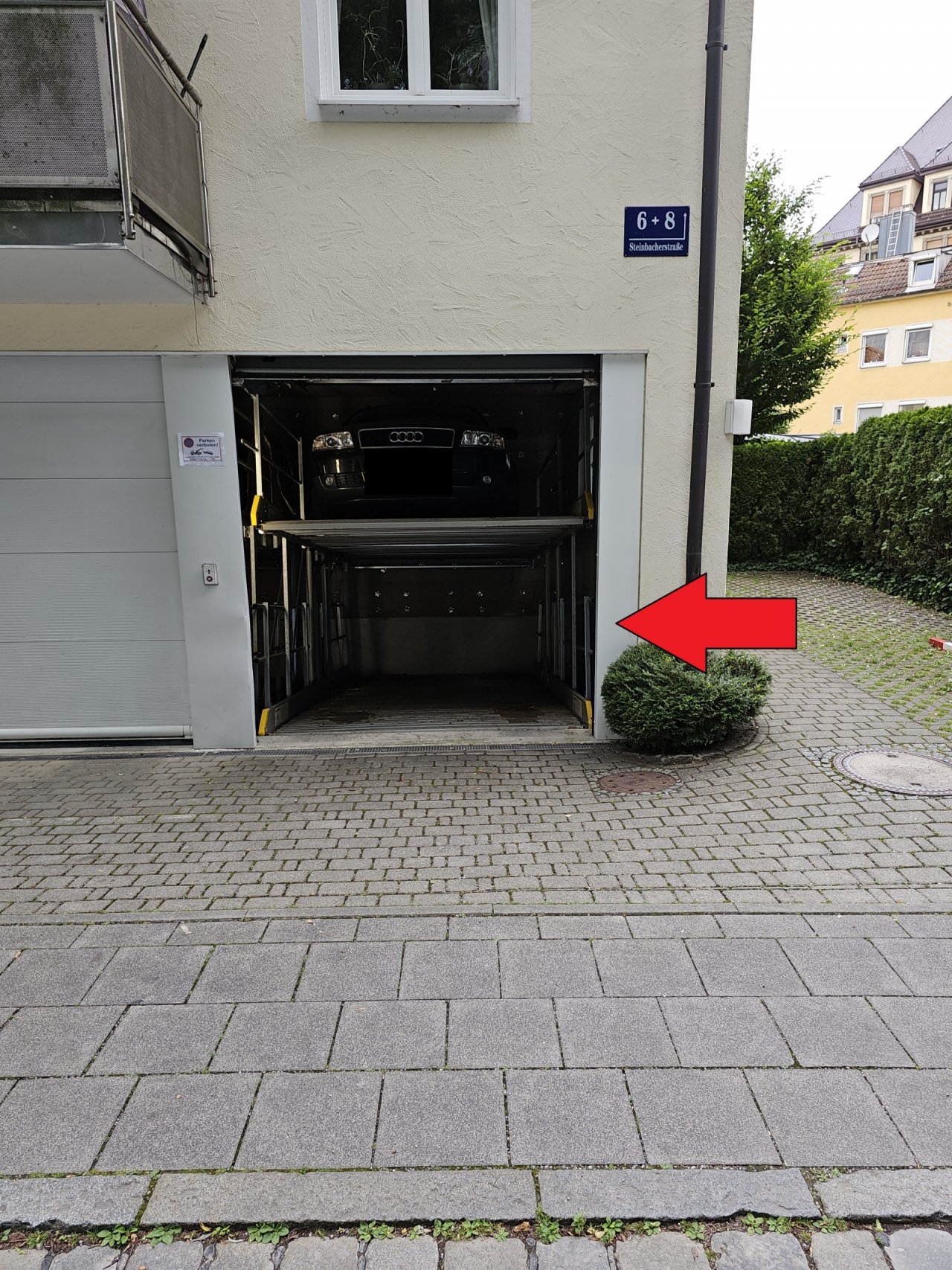 Stellplatz unten